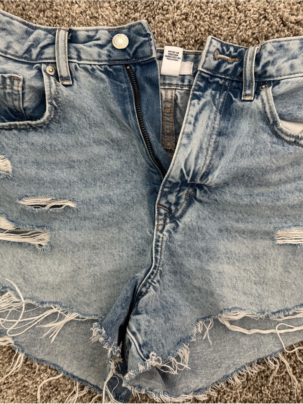 Forever 21 Light Blue Denim Shorts
